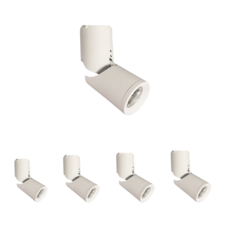 Đèn rọi ngồi mẫu [RN-SA-RN24] vỏ trắng 10W-15W | Saco